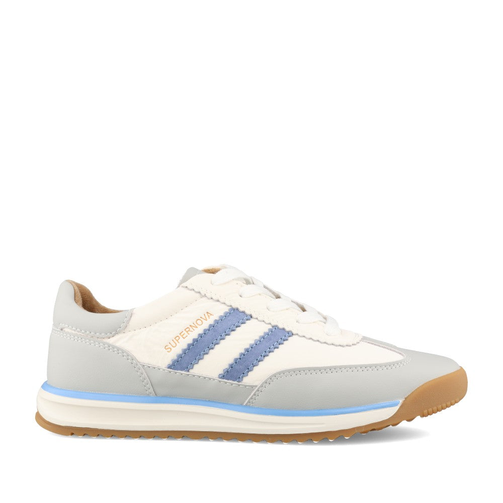 Ladies Seventy Three Laced Trainer In Tissue Blue