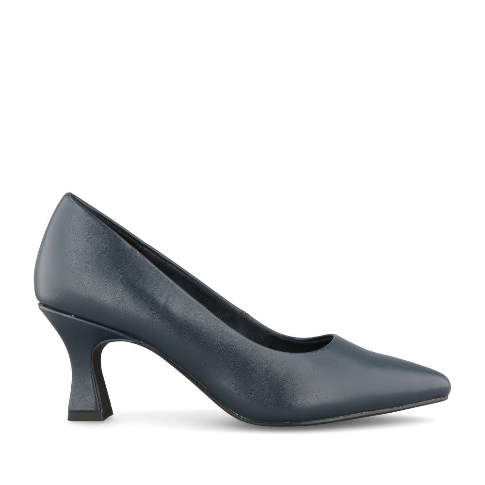 Ladies 2-22420 Medium Heel Court Shoe In Navy