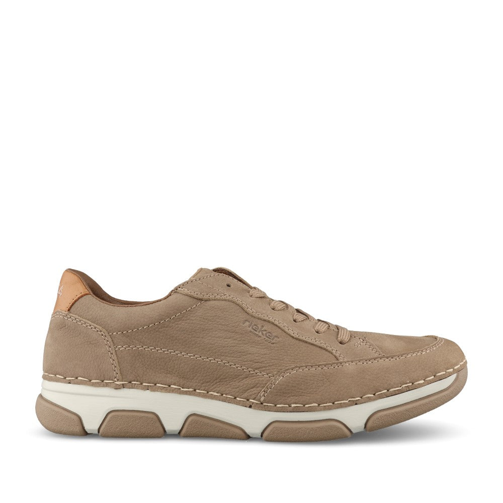 Mens 15900 Laced Shoe In Taupe