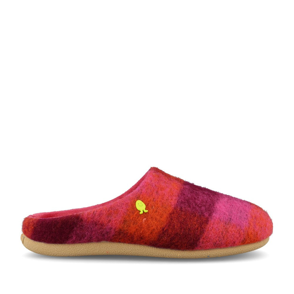 Ladies 76917 Correll Mule Slipper In Fuchsia