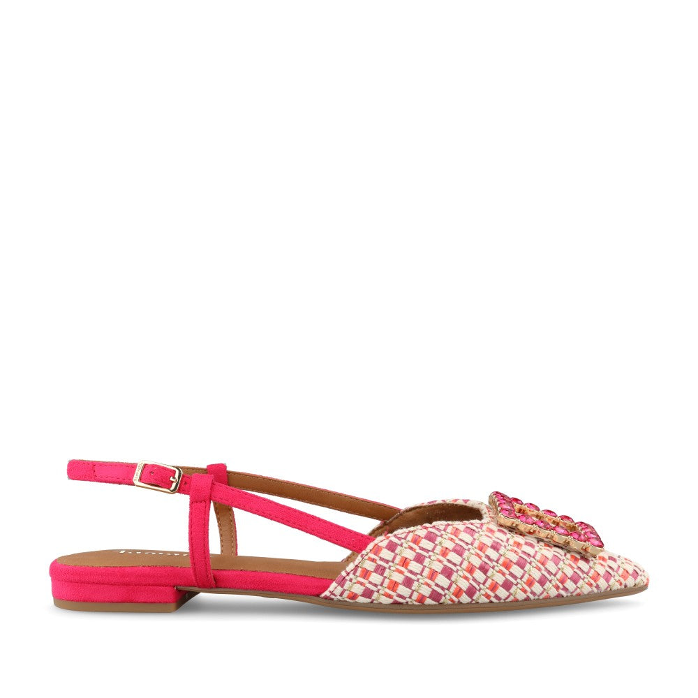 Ladies 1-29403 Sling Back Shoe In Pink