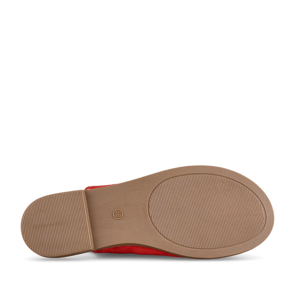 Ladies Blank Spaces Sandal In Red