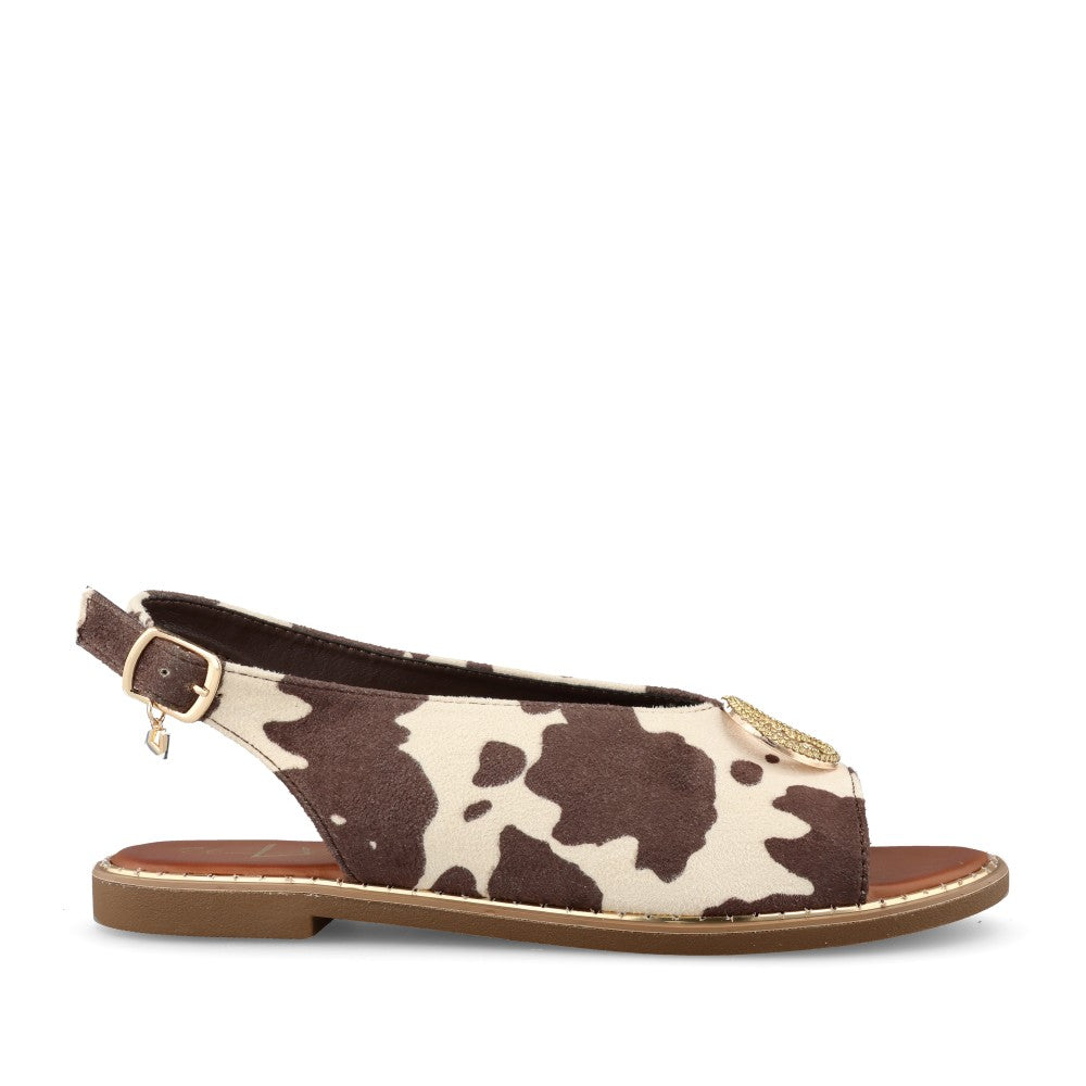 Ladies Blank Space Sandal In Cow