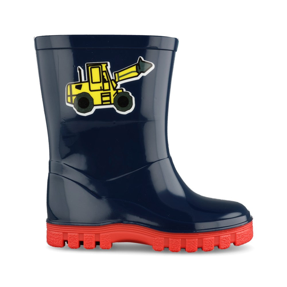 Boys W204c Puddle Welly Boot In Navy