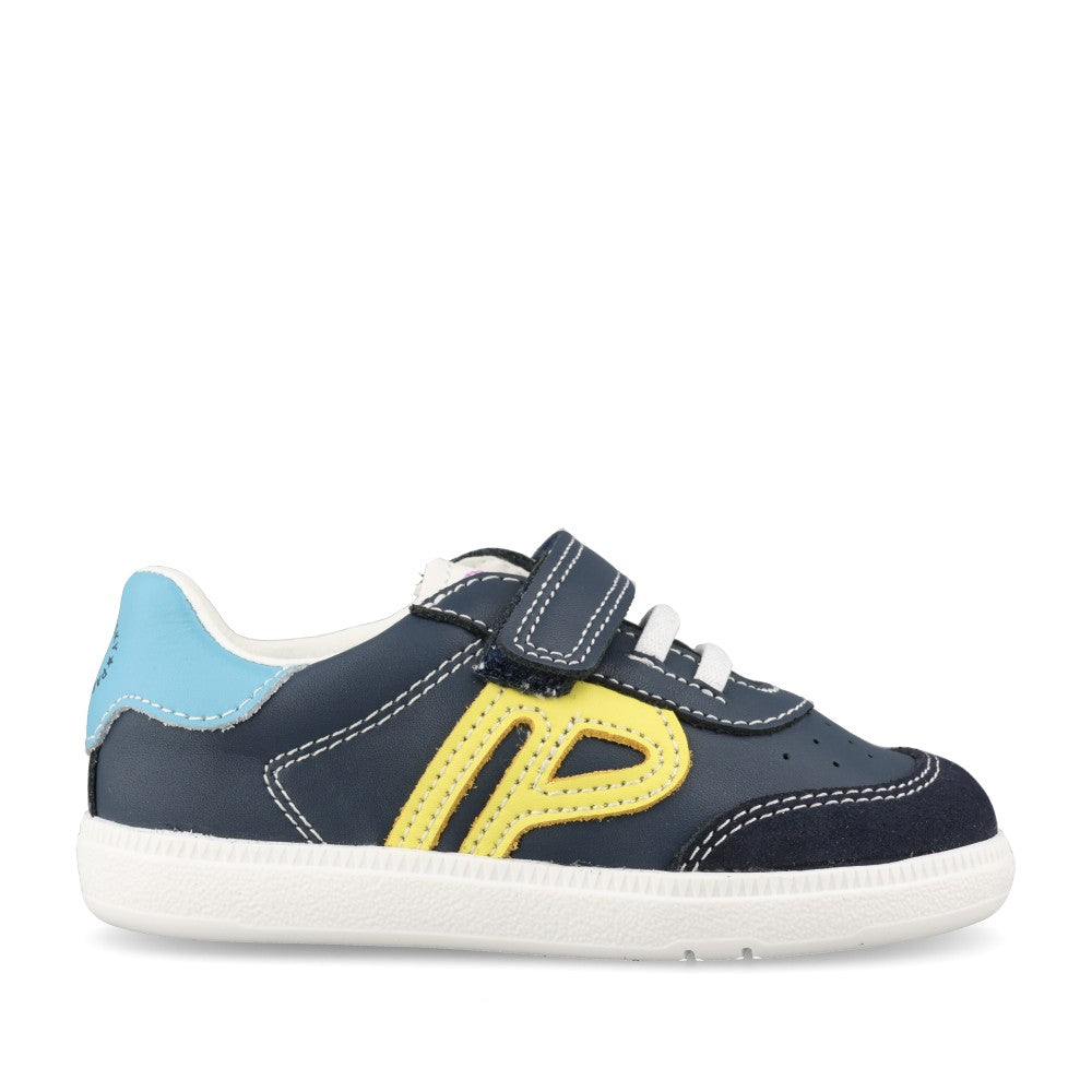 Boys 070420 Velcro Trainer In Navy
