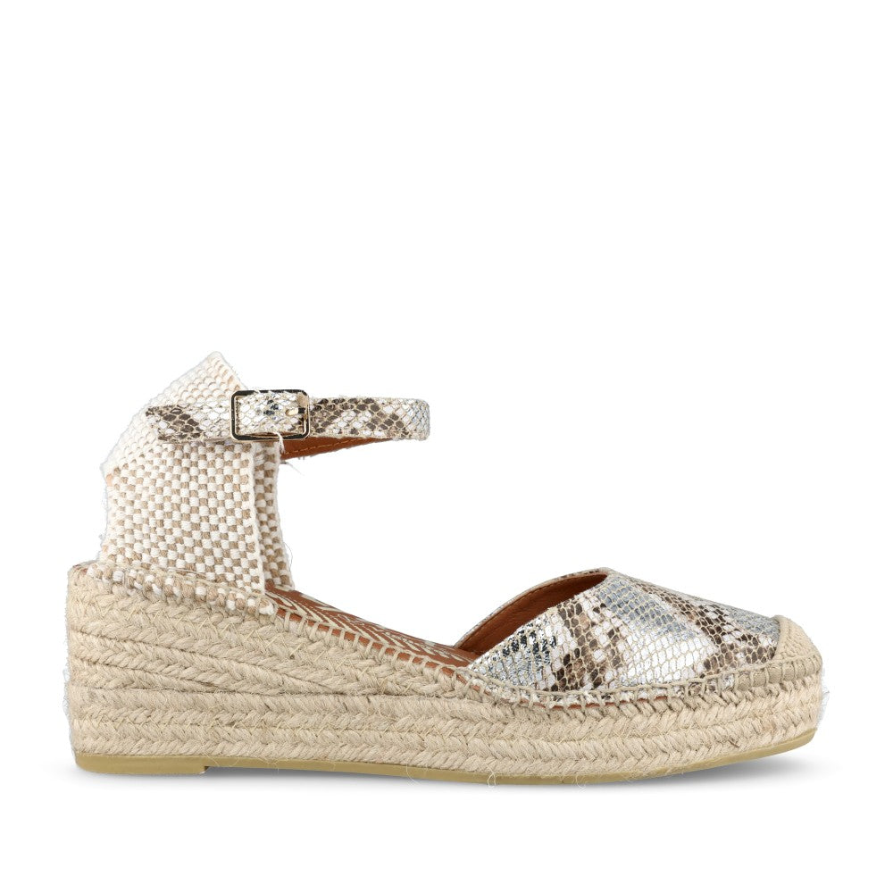 Ladies 2218 Wedge Shoe In Snake