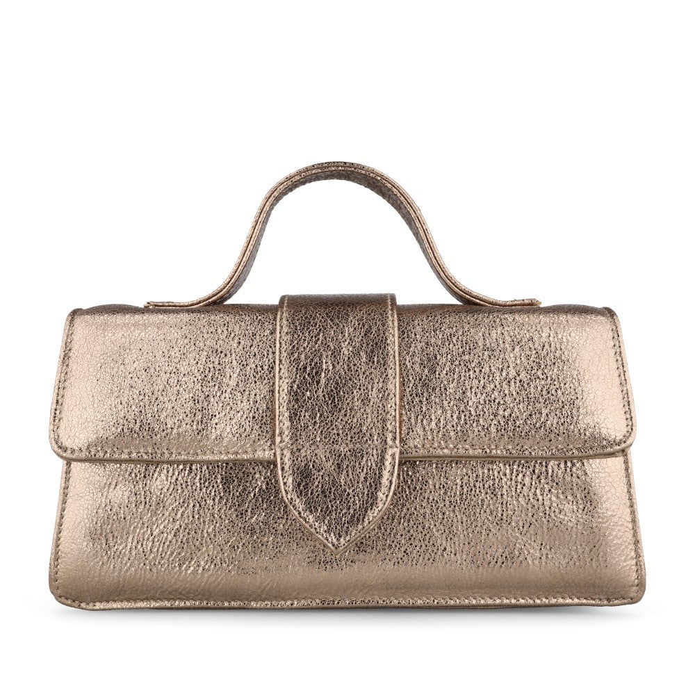 Ladies 404 Clutch Bag In Metallic