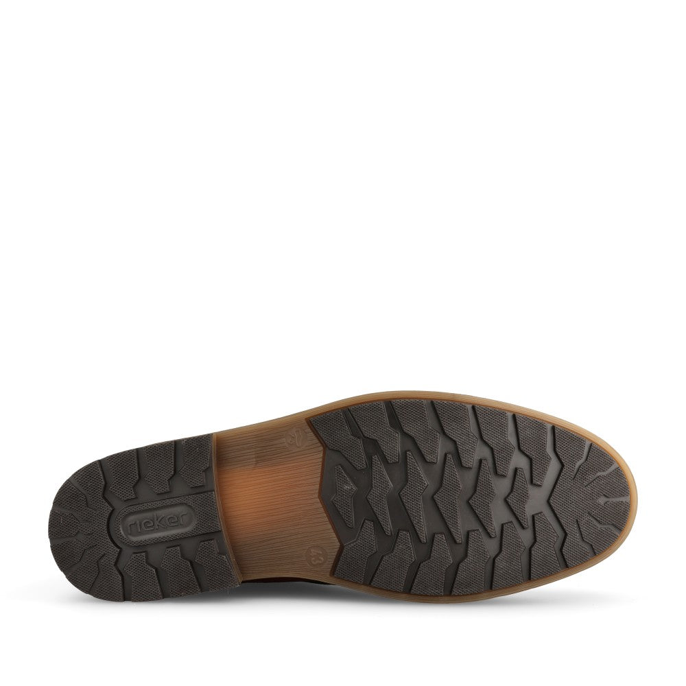 Rieker Mens F4500 Lace Boot In Brown