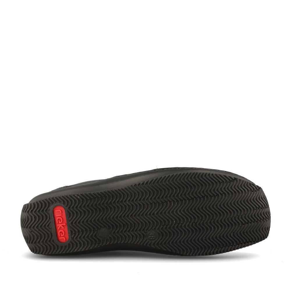 Rieker Ladies L1777 Shoe In Black