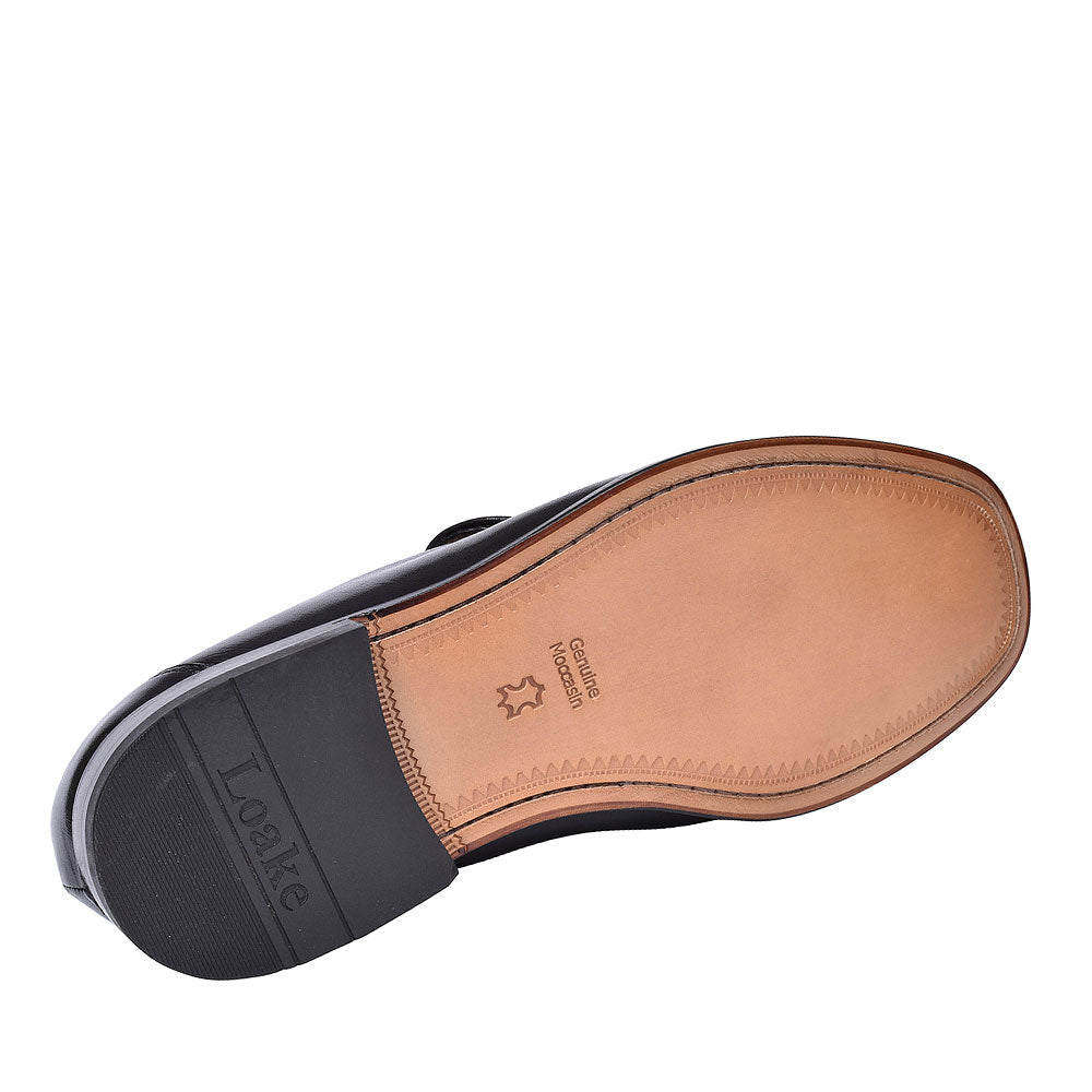 Sienna Moccasin Slip On Shoe For Men In Black