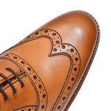 Grant Leather Brogues For Men In Tan