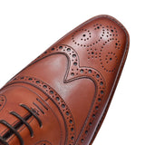 Mcclean Leather Brogues For Men In Brown
