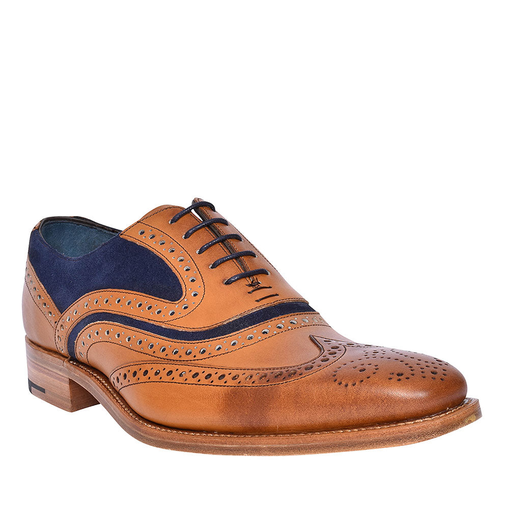 Mcclean Leather Brogues For Men In Tan