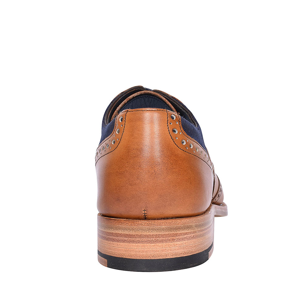 Mcclean Leather Brogues For Men In Tan