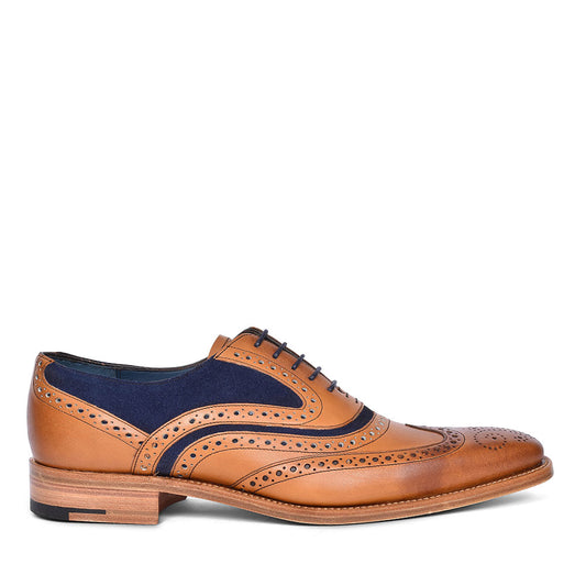 Mcclean Leather Brogues For Men In Tan