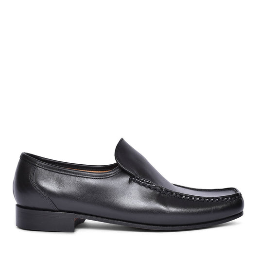 Javron Slip On Moccasins For Men In Black