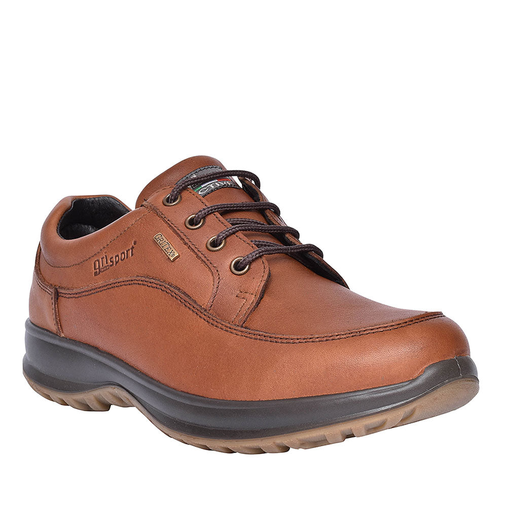 Bmg050 Livingston Tan Laced Walking Shoes For Men In Tan
