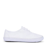 R4301jr Canvas Plimsolls For Girls In White
