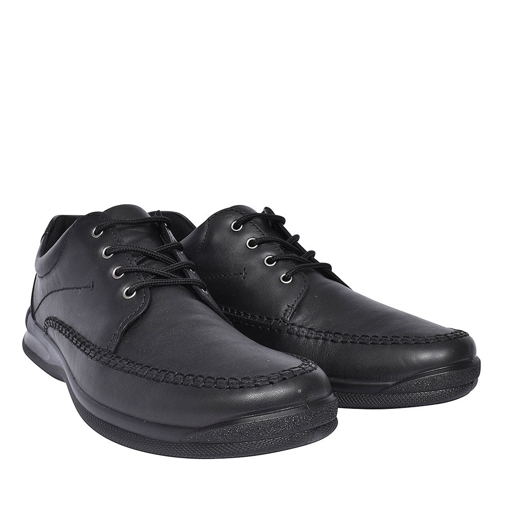 Trafalgar Std Fit Laced Shoe For Men In Black
