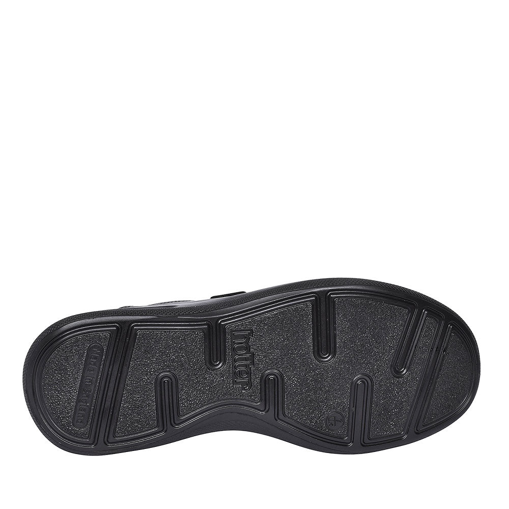 Medway Std Fit Velcro Casual Shoe For Men In Black