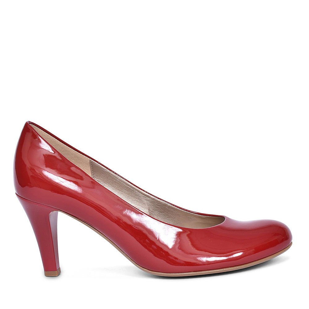 GABOR HIGH HEEL COURT SHOE FOR WOMEN in RED