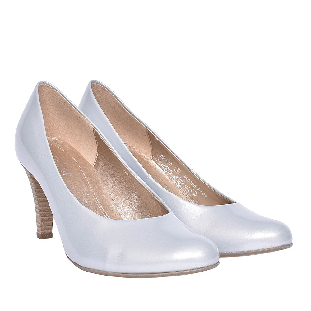 210 High Heel Court Shoe For Women In Silver