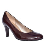 210 High Heel Court Shoe For Women In Burgandy