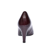 210 High Heel Court Shoe For Women In Burgandy