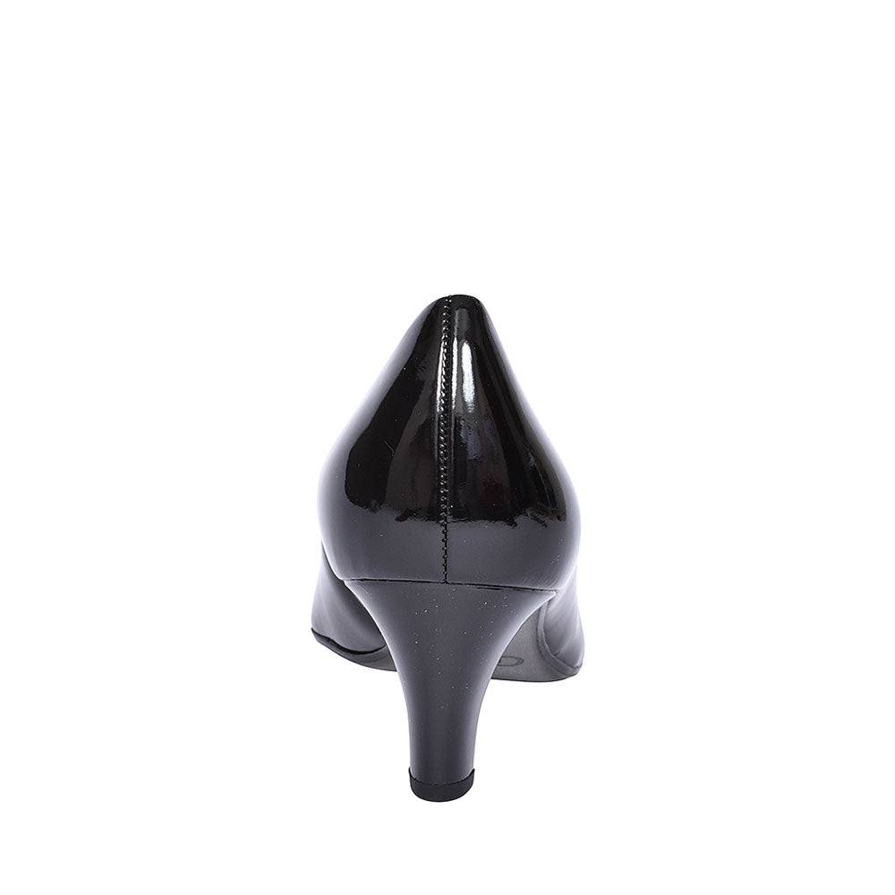 Point Toe Mid Heel For Women In Black