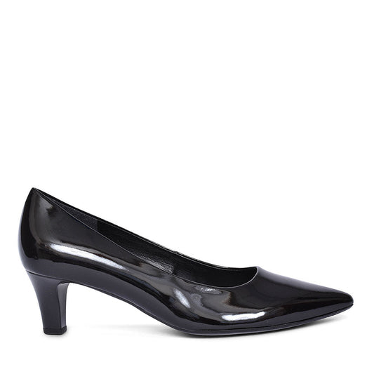 GABOR POINT TOE MID HEEL FOR WOMEN in BLACK