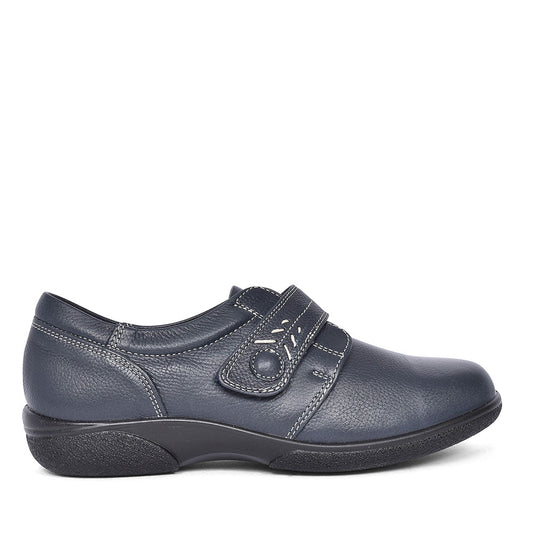 Healey 4e Plain Toe Shoe For Ladies  In Navy