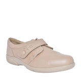 Healey 4e Casual Velcro Strap Shoe For Ladies In Champagne