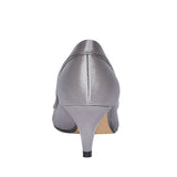 Ladies Ripley Flr222 Low Heel Court Shoe In Grey