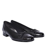 Low Heel Pump Shoe For Women In Black