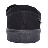 Hopper Run Black Fabric Plimsolls For Boys In Kids F Fit