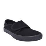 Hopper Run Black Fabric Plimsolls In Kids F Fit