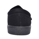 Hopper Go Black Fabric Plimsolls For Girls In Kids F Fit