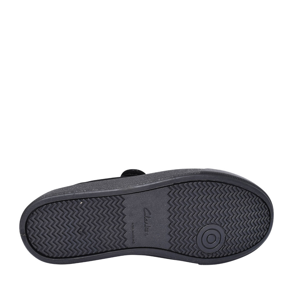 Hopper Go Black Fabric Plimsolls For Girls In Kids F Fit