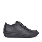 Ladies Funny Dream Leather Shoe  In Blk Leather