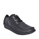 Ladies Funny Dream Leather Shoe  In Blk Leather