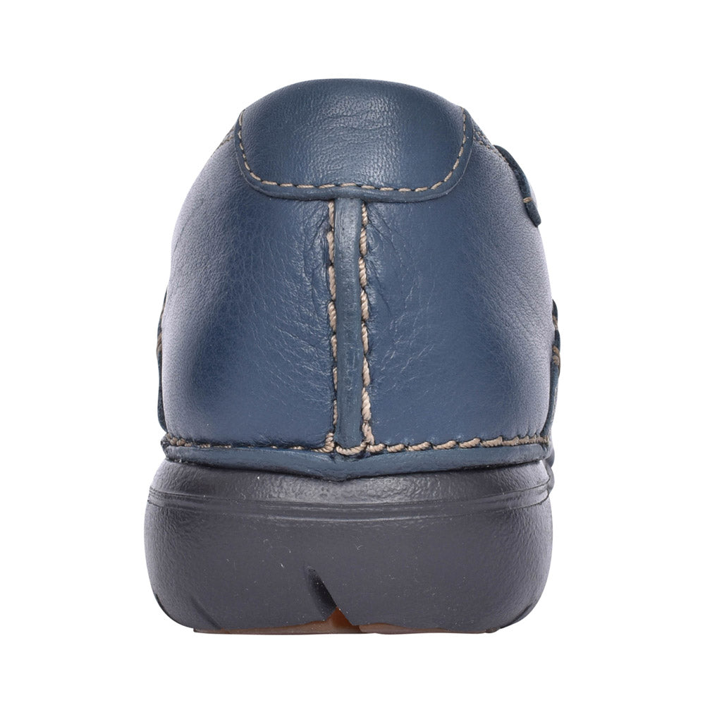 Ladies Unloop D-fit Leather Shoe In Navy
