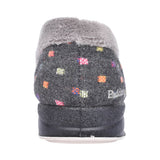 Ladies Repose 406 Wide Fit Slipper In Grey