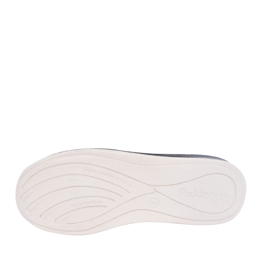 Ladies Repose 406 Wide Fit Slipper In Grey
