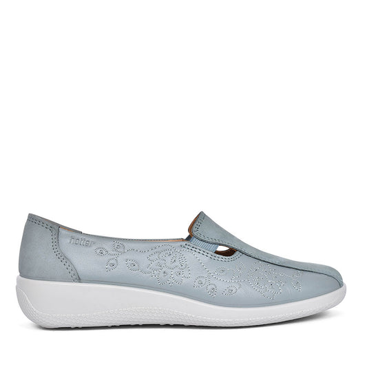 Calypso Std Fit Casual Shoe For Ladies In Aqua