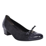 203 Bow Court Shoe For Ladies In Navy