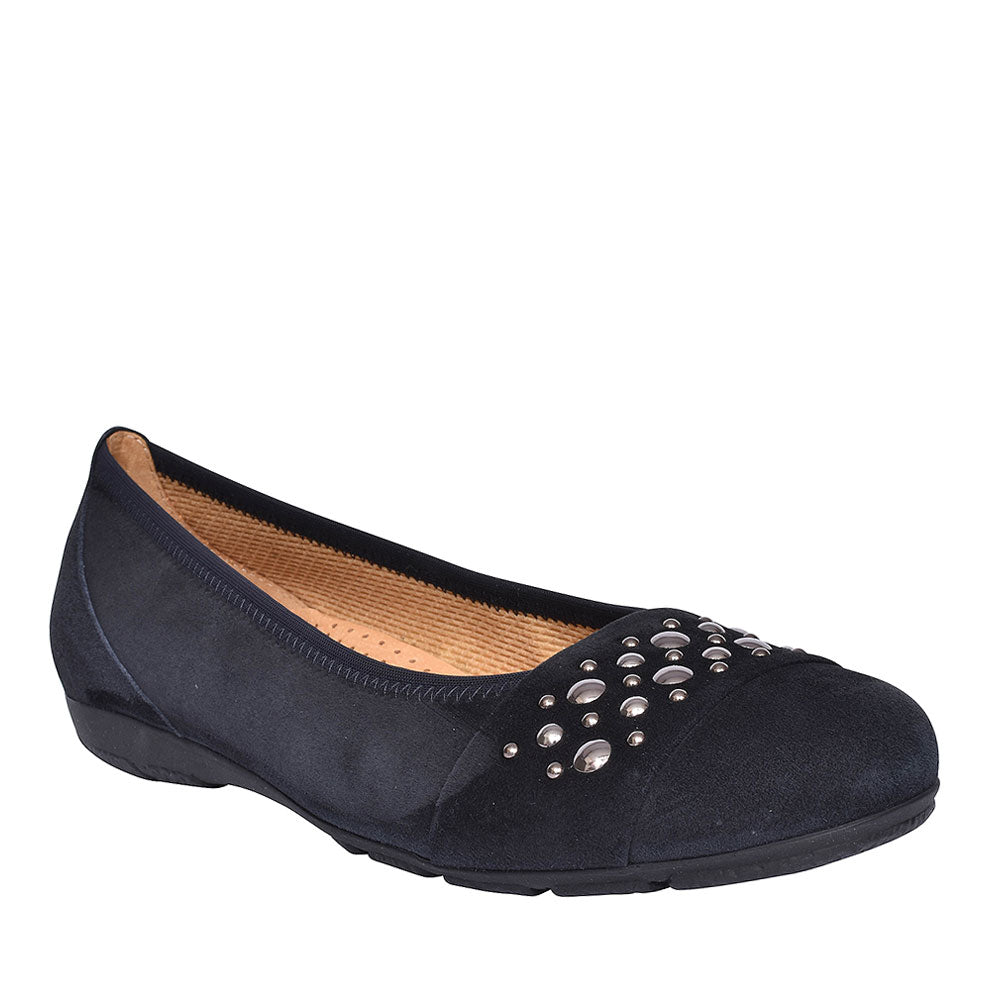 Electra Womens Ballerina Pumps In Navy