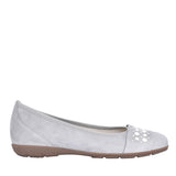 Electra Womens Ballerina Pumps In Stone