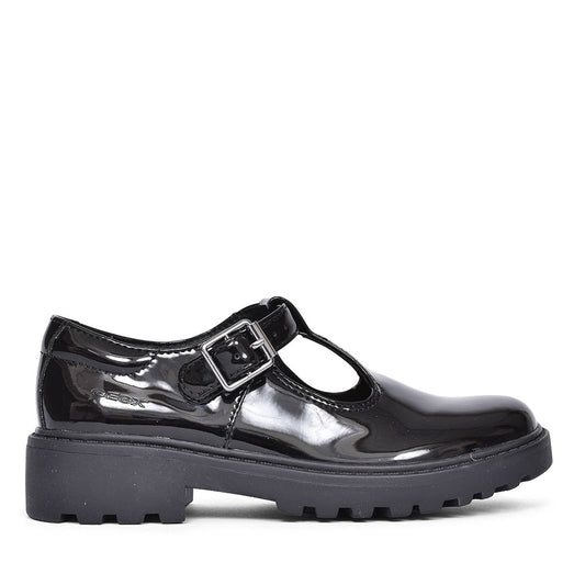 Girls J8420e Casey Shoe In Blk Patent