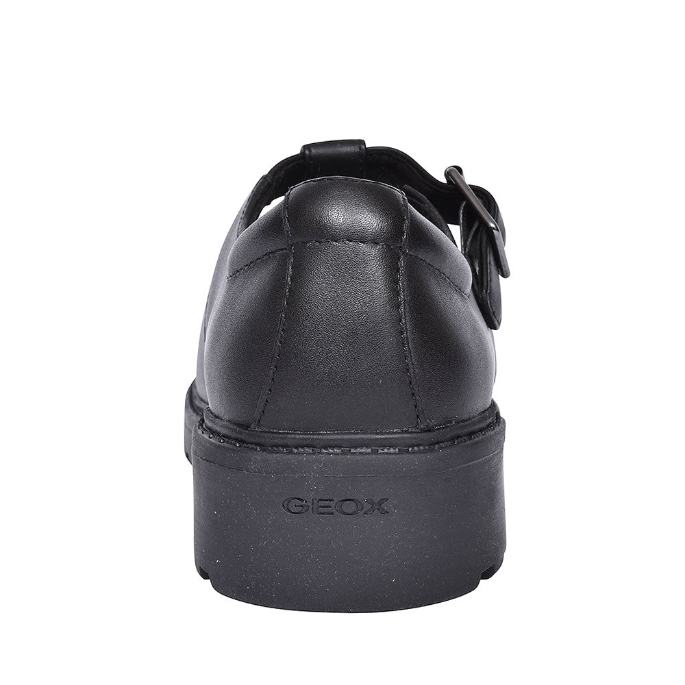 Girls J8420e Casey Shoe For Girls In Blk Leather