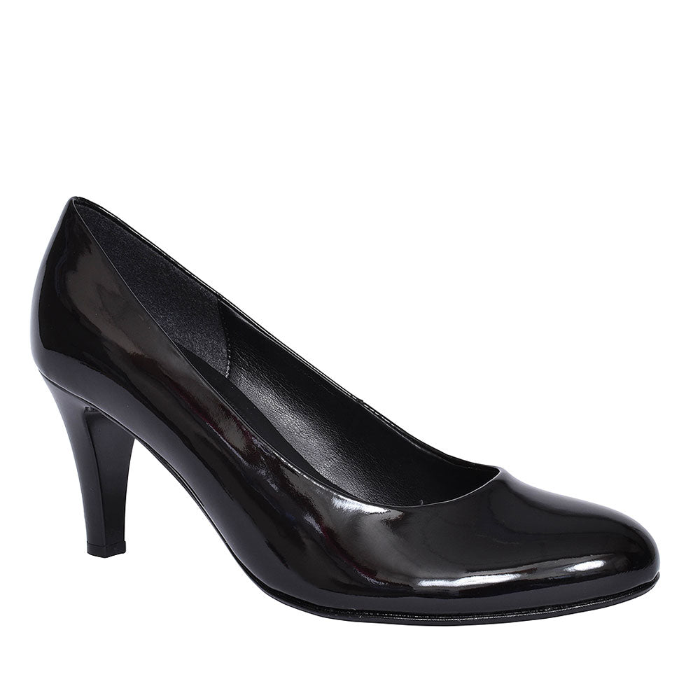 310 Court Shoe For Ladies  In Blk Patent